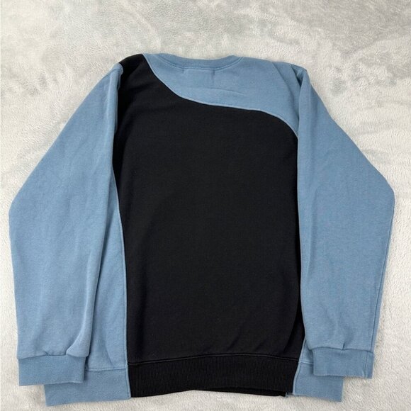 Nike Rework Sweatshirt Grey / Blue Men’s Size M (Fits like a size Small) - Picture 8 of 12